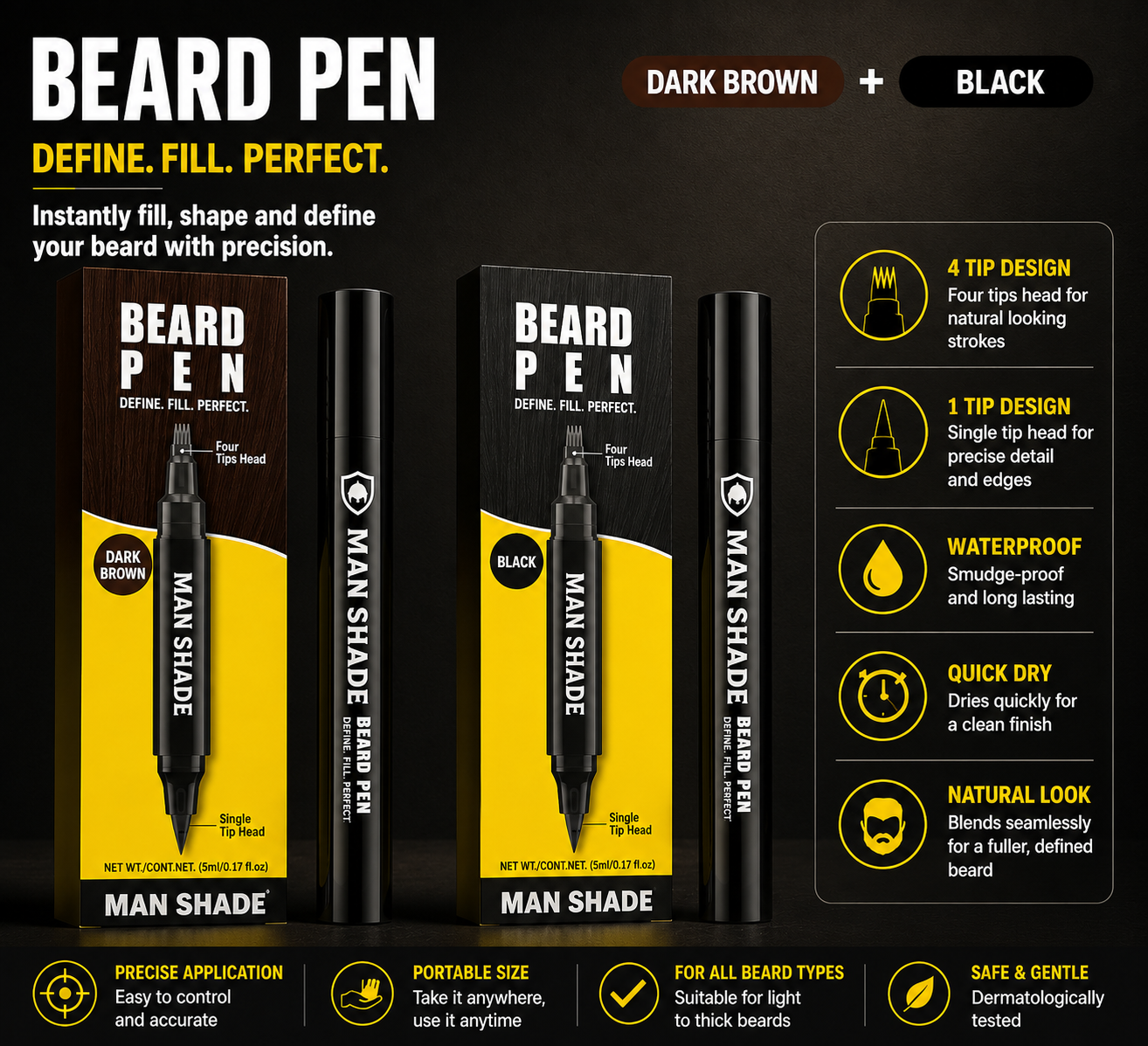 ManShade Precision Pen