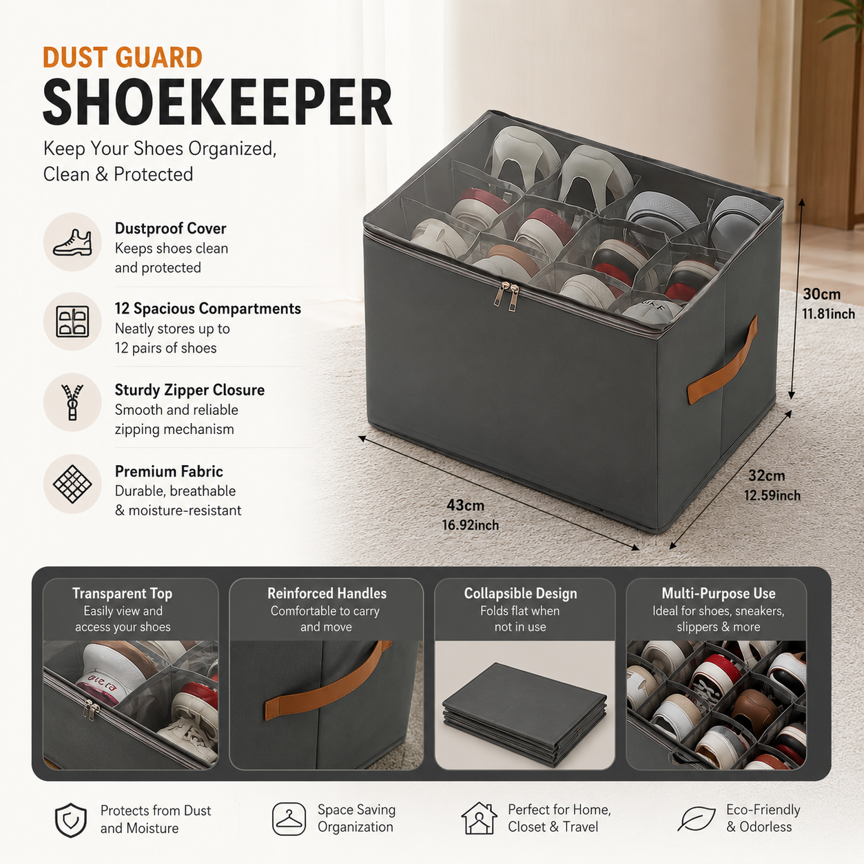 DustGuard Shoe Keeper