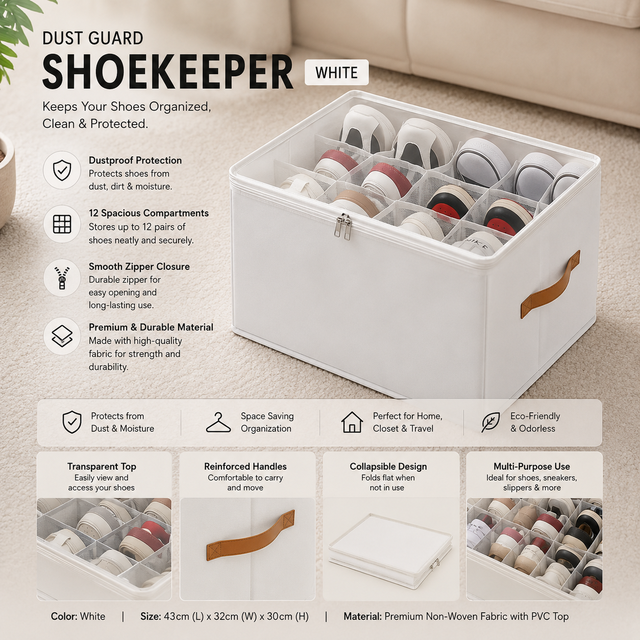 DustGuard Shoe Keeper