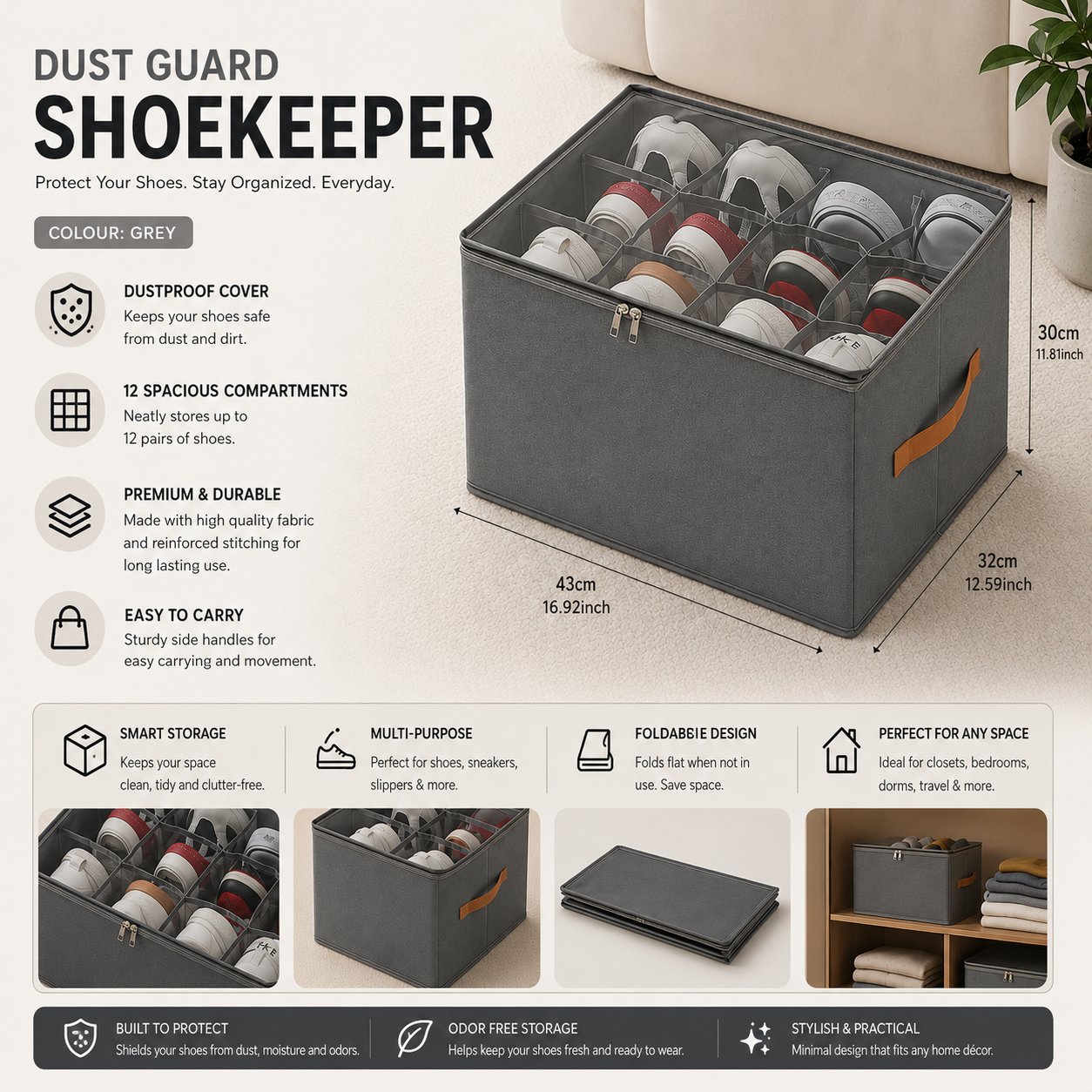 DustGuard Shoe Keeper