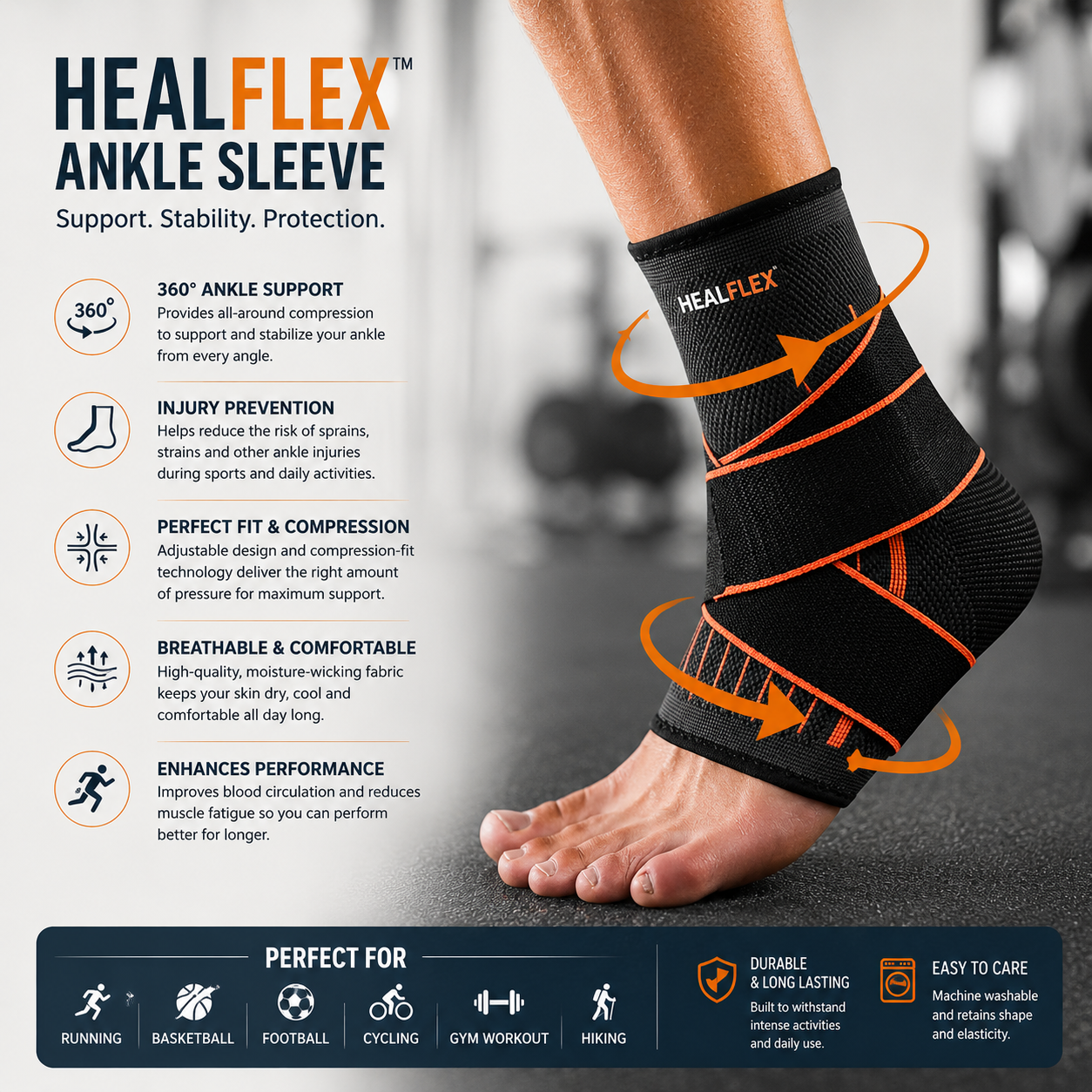 HealFlex Ankle Sleeve
